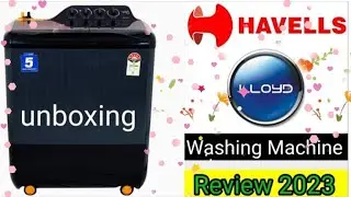 Best Lloyd semi automatic washing machine 2023 review&unboxing⚡💥#lloyd#washing#machine#unboxing
