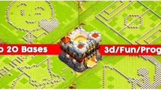 New Th11 3d/Fun/Progress base with copy link || Th11 3d base layouts | Clash of Clans. #coc