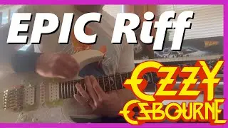 How to Play The Crazy Train Guitar Riff | Ozzy Osbourne