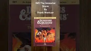 IM1 The Immortal Storm by Frank Mentzer - a BECMI Dungeons and Dragons module