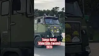 Scania Vabis LS76 and Volvo Titan at Tunga Rallyt, S&ouml;dert&auml;lje Sweden 2023