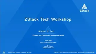 6 апреля 2022: Знакомство с ZStack. Миграция с VMWare - воркшоп для инженеров