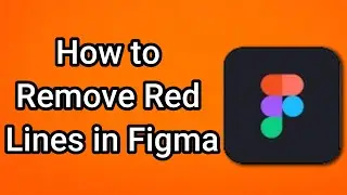 Как удалить красные линии в Figma