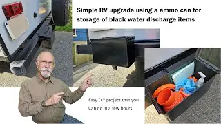 RV Black/Gray tank tool storage solution