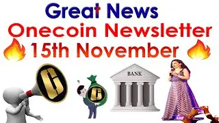 GREAT NEWS ONE COIN NEWSLETTER 15TH NOVEMBER 2021 | AK AUTOMATION TECHNOLOGIES