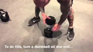 How To Do Kettlebell Swing With Dumbbell | Dr. Jim Stoppani