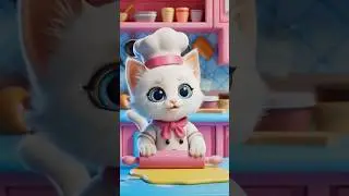 Cute Kittens Baking Delicious Croissants! 🥐🐱 #trending #cat #cute
