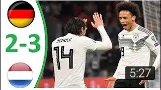 Netherlands vs Germany 2-3 All Goals/ Higlights