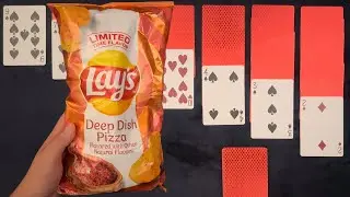 LE Deep Dish Flavored Pizza Lays ~ Snacks 'n' Solitaire ~ ASMR Solitaire #723