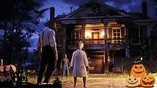 Jack and Arthur go Trick-or-Treating at a Psychopaths House | Red Dead Redemption 2