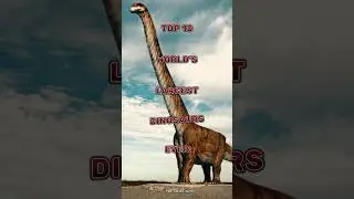 Top 10 world's largest dinosaurs ever #dinosaur #top10 #shorts #ytshorts