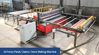 3d Fence Panel, Clearvu Fence Making Machine | DAPU Machinery