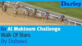 Walk of Stars by Dubawi wins the G1 Al Maktoum Challenge at Meydan