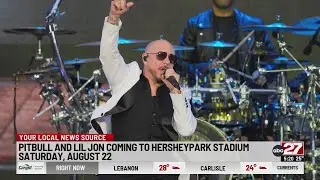 Pitbull, Lil Jon coming to Hersheypark Stadium