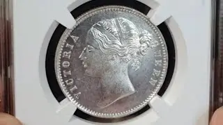 1840(B&C) British India 1 Rupee 