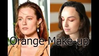 Trying New Makeup Trends 2019 - Orange Crush