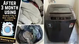 After 3 month using - Godrej 7 Kg 5 Star Fabrisafe Zero Pressure Automatic Top Load Washing Machine.