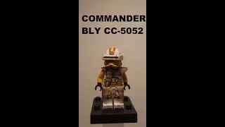Custom Lego Star Wars Commander Bly minifigure Mand'yaim Workshop/CAC