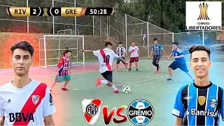 COPA LIBERTADORES GREMIO vs RIVER PLATE JOGO 5 vs 5 DESAFIOS DE FUTEBOL ‹ Rikinho ›