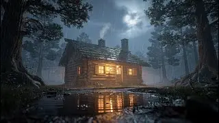 &ldquo;Rainy Night at a Warm Forest Cabin | Calm, Cozy & Relaxing Atmosphere&rdquo;
