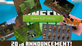 Everything We Saw At Minecon Earth 2018!! (Pandas, Foxes, Cross-Bows, etc)