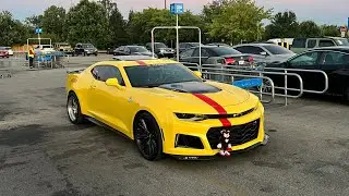 SUNSET/WALMART POV DRIVE + COLD START | CAMARO ZL1