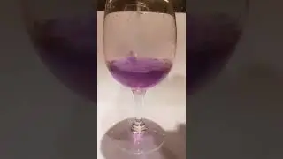 Blue gin infusion