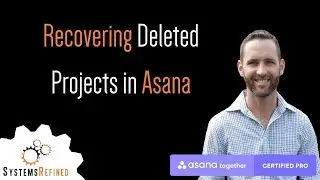Recovering Deleted Projects in Asana