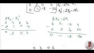 Solving System of Equations by Gauss Jordan Method