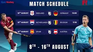 Euro Hockey Championship 2025 | Full Match Schedule & Group Details Revealed!