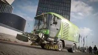 The Electric RAVO 5 eSeries Street Sweeper Highest Quality and Reliability