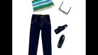 New Ken Fashionistas Clothes: Sightseeing in the Sun Set Outfit Top