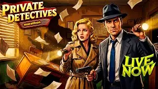 Detective Ultra Mix Old Time Radio | Marathon |Dragnet Suspense Philip Marlowe | All Night 12 Hours