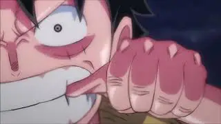 Luffy hit Kaido -One Piece-