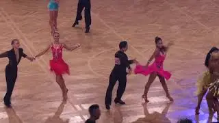 2017 WDSF RISING STAR LATIN | VIENNA | DANNY TAN & KELLY TAN | CHA CHA