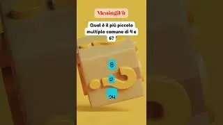 🔢 Indovinello di Matematica: Conosci i Multipli? 🤔✨ #quiz #indovinelli