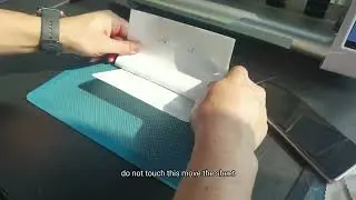 Monster Moe Protective Film Cutting Machine User Instruction - Front Film Operation