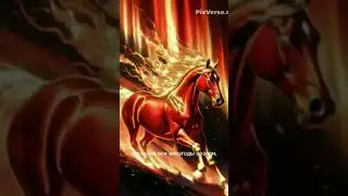 Новый год. Год красной лошади.  New Year. Year of the red horse.