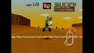 [MK64] Kalimari Desert - 15.06 flap (Shortcut, NTSC) {Rank #41}