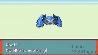 Pokemon Emerald Beldum Evolves To Metang and Metagross
