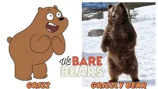 We Bare Bear Characters in Real Life - Behind The Voices