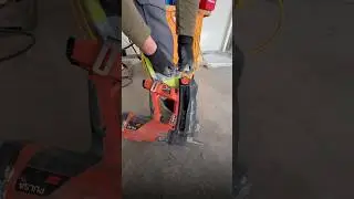 One of the best tools in dry-lining SPIT gun loaded with nails ⚙️🧰#builder #drywall #fixer #spit