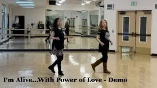 I'm Alive...With Power of Love - Line Dance Demo