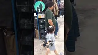 Father💞Daughter Shopping🛍| Naughtiest Girl👧| Fun Time⏳️ #shorts #trending #viral #fatherdaughter