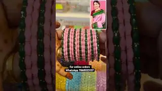Mothi raindrop bangles #bangles #weddingaccessories #indianwedding #bridalbangles #thanjavur #trend