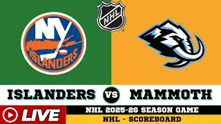 LIVE : Utah Mammoth Vs New York Islanders | NHL 2026 | NHL Live SCOREBOARD | Jan 2 2026