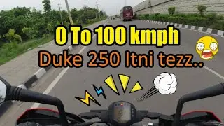 Ktm Duke 250 is So Fast