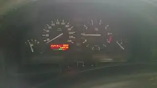 BMW 518i E34 (Dec. 1994) first start after a few months (Cold Start)