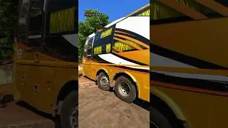 VOLVO Multi-axle Bus Parking🥵 #vlogwithdrivers #busdriving #shorts