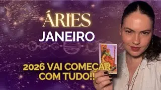 ÁRIES - JANEIRO 🔥 “TUDO QUE VOCÊ DESEJAR, VOCÊ É CAPAZ DE REALIZAR” 